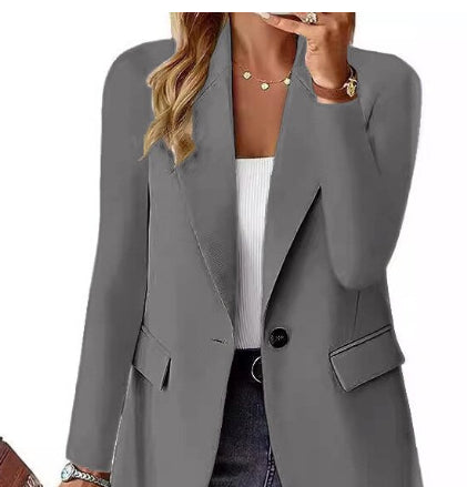 Ins Lapel Button Jacket Fashion Commuter 